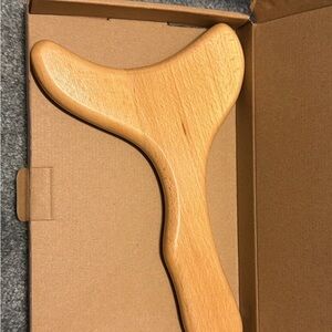 Wooden lymphatic drainage tool